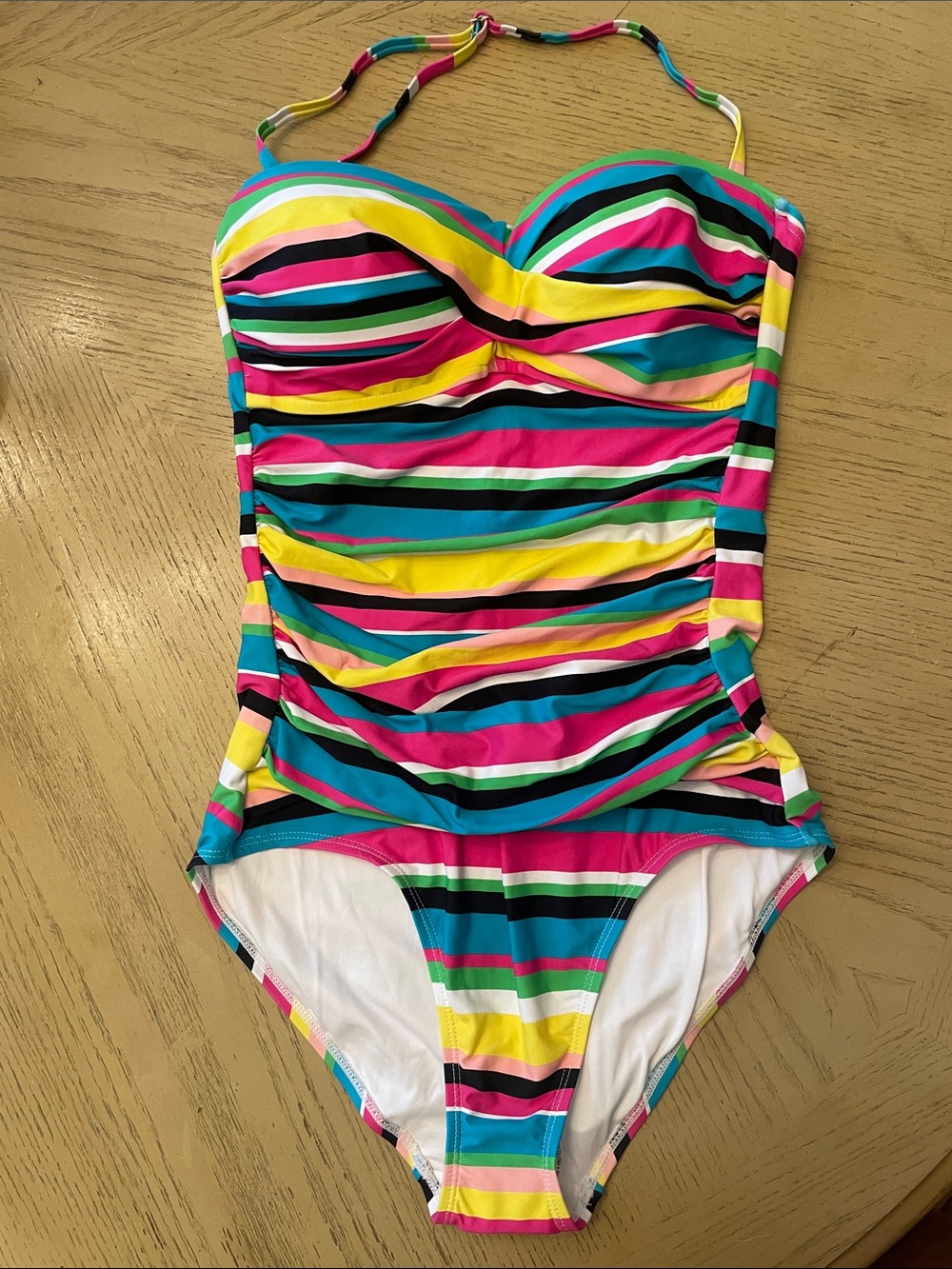 Anne Cole Multicolor Stripe One-Piece Swimsuit